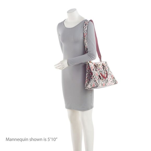 Prada Calfskin Floreale Galleria Double Zip Medium Tote - Picture 5 of 16